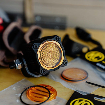 LED Light Bar Flex Era 1 Lens Flood Performance Yellow KC Hilites-9