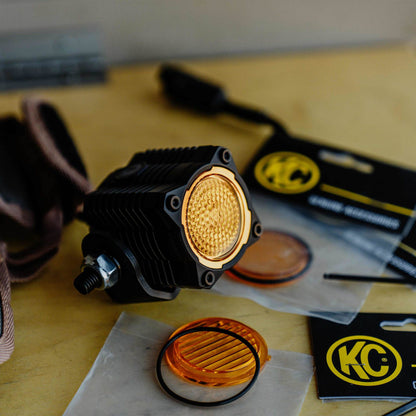 LED Light Bar Flex Era 1 Lens Flood Performance Yellow KC Hilites-10