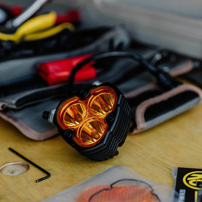LED Light Bar Lens Flex Era 3 Spot Performance Yellow KC Hilites-10