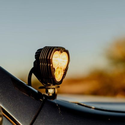 LED Light Bar Lens Flex Era 3 Combo Performance Yellow KC Hilites-11