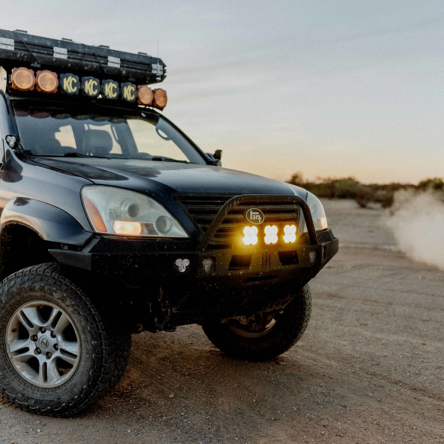 LED Light Bar Lens Flex Era 4 Spot Performance Yellow KC Hilites-11