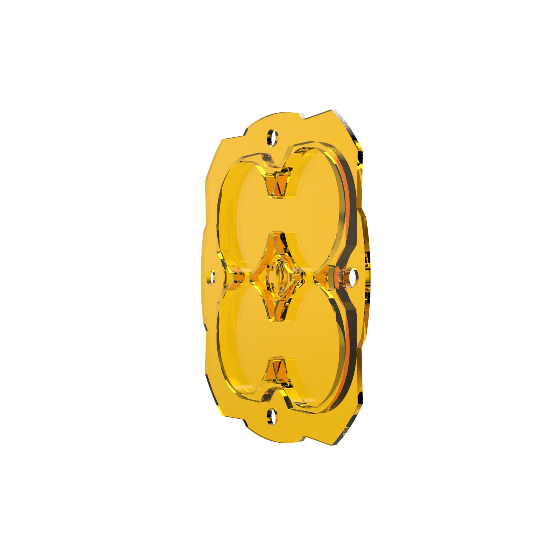 LED Light Bar Lens Flex Era 4 Spot Performance Yellow KC Hilites-3
