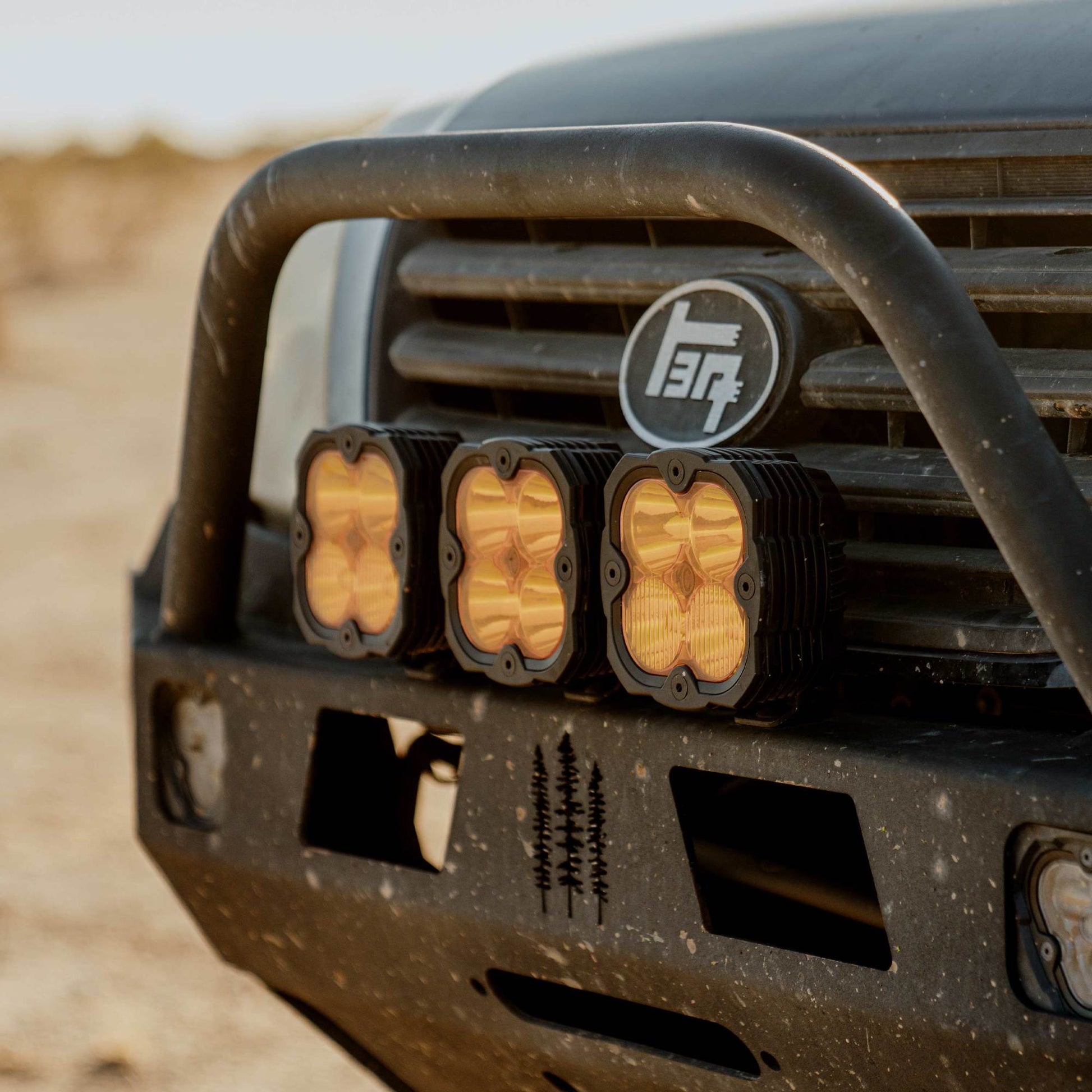 LED Light Bar Lens Flex Era 4 Combo Performance Yellow KC Hilites-9
