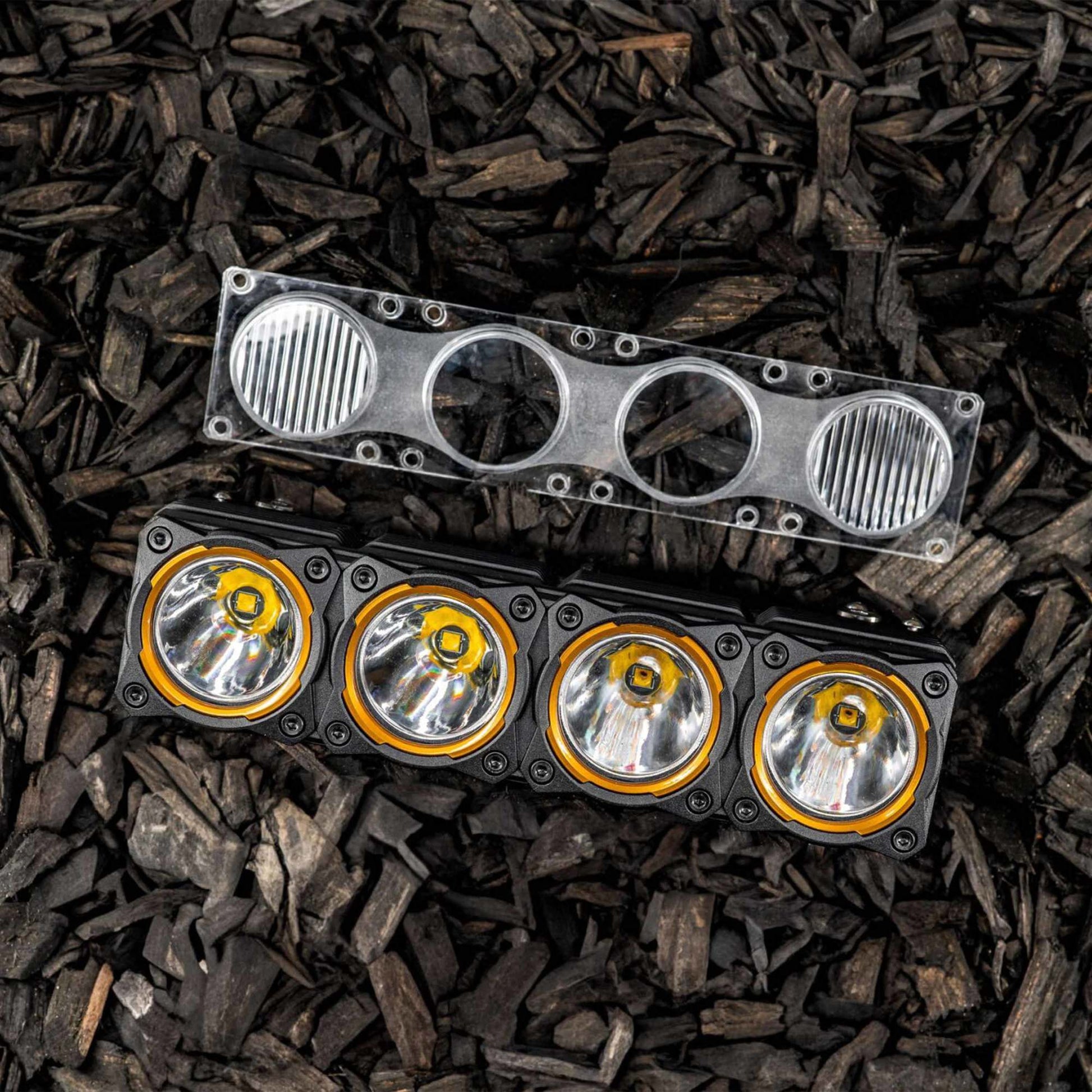 LED Light Bar Lens Flex Era Bar Spot Clear KC Hilites-9