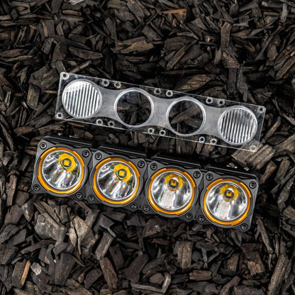 LED Light Bar Lens Flex Era Bar Spot Clear KC Hilites-9