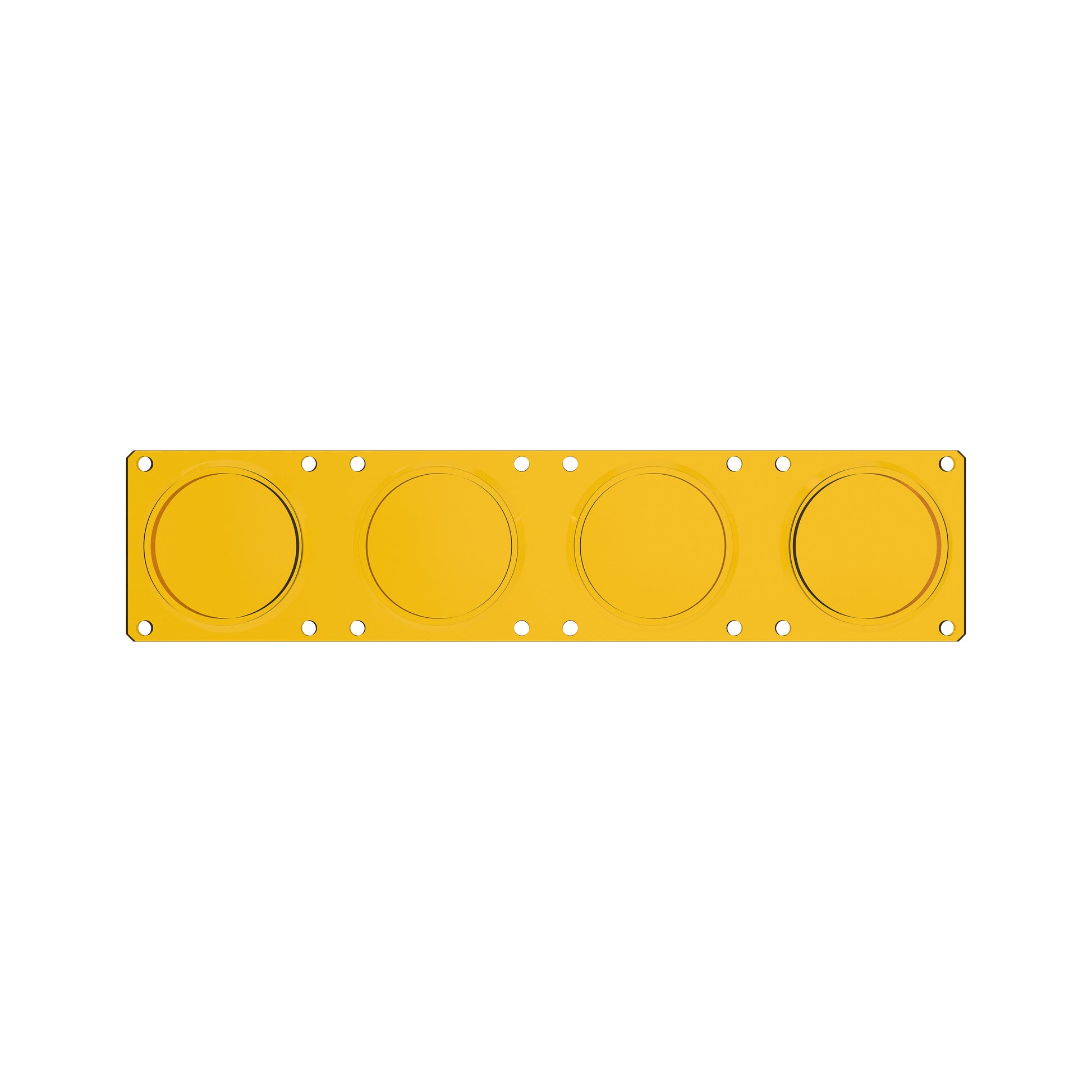 LED Light Bar Lens Flex Era Bar Spot Yellow KC Hilites-13