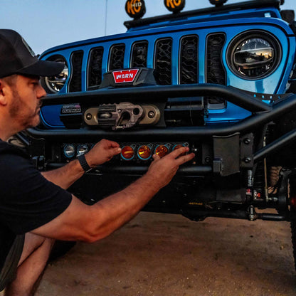 LED Light Bar Lens Flex Era Bar Combo Yellow KC Hilites-11