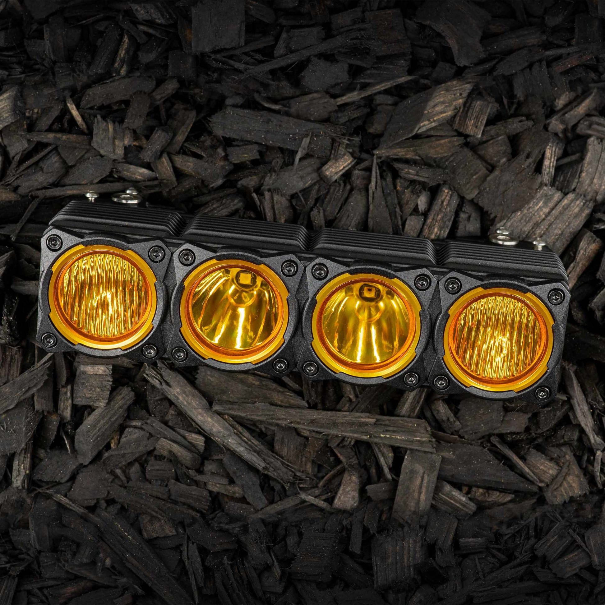 LED Light Bar Lens Flex Era Bar Combo Yellow KC Hilites-13