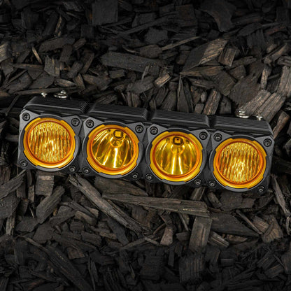 LED Light Bar Lens Flex Era Bar Combo Yellow KC Hilites-13