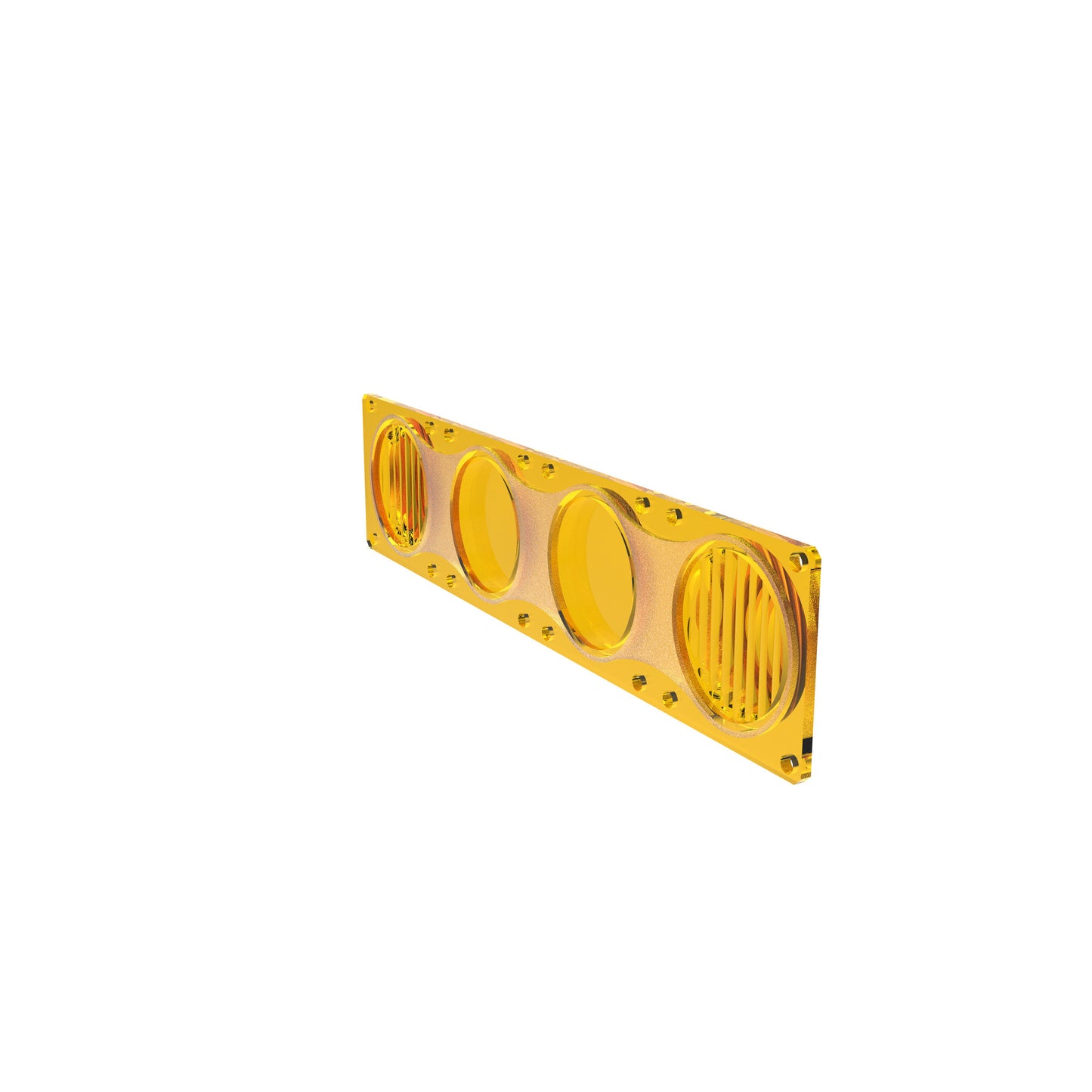 LED Light Bar Lens Flex Era Bar Combo Yellow KC Hilites-3