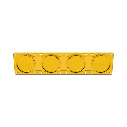 LED Light Bar Lens Flex Era Bar Combo Yellow KC Hilites-4