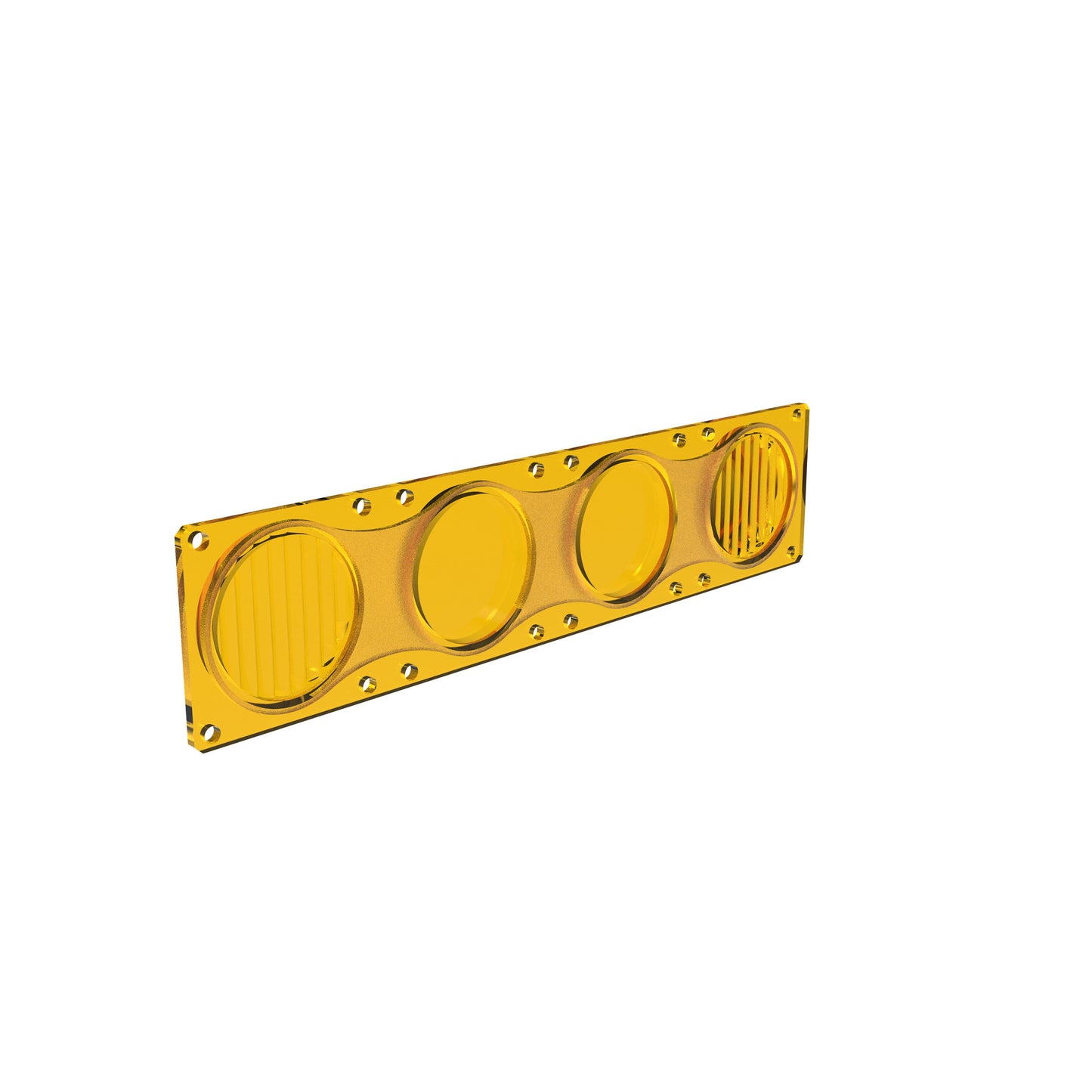LED Light Bar Lens Flex Era Bar Combo Yellow KC Hilites-5