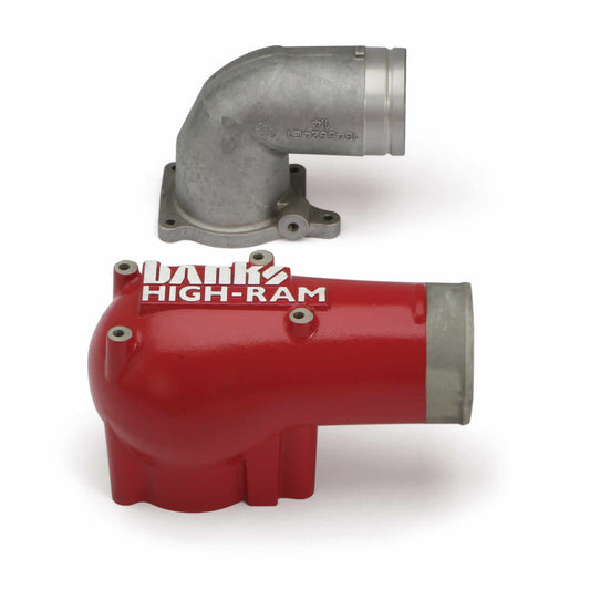 High-Ram Air Intake Elbow 03-07 Ford 6.0L Stock Intercooler Banks Power-1