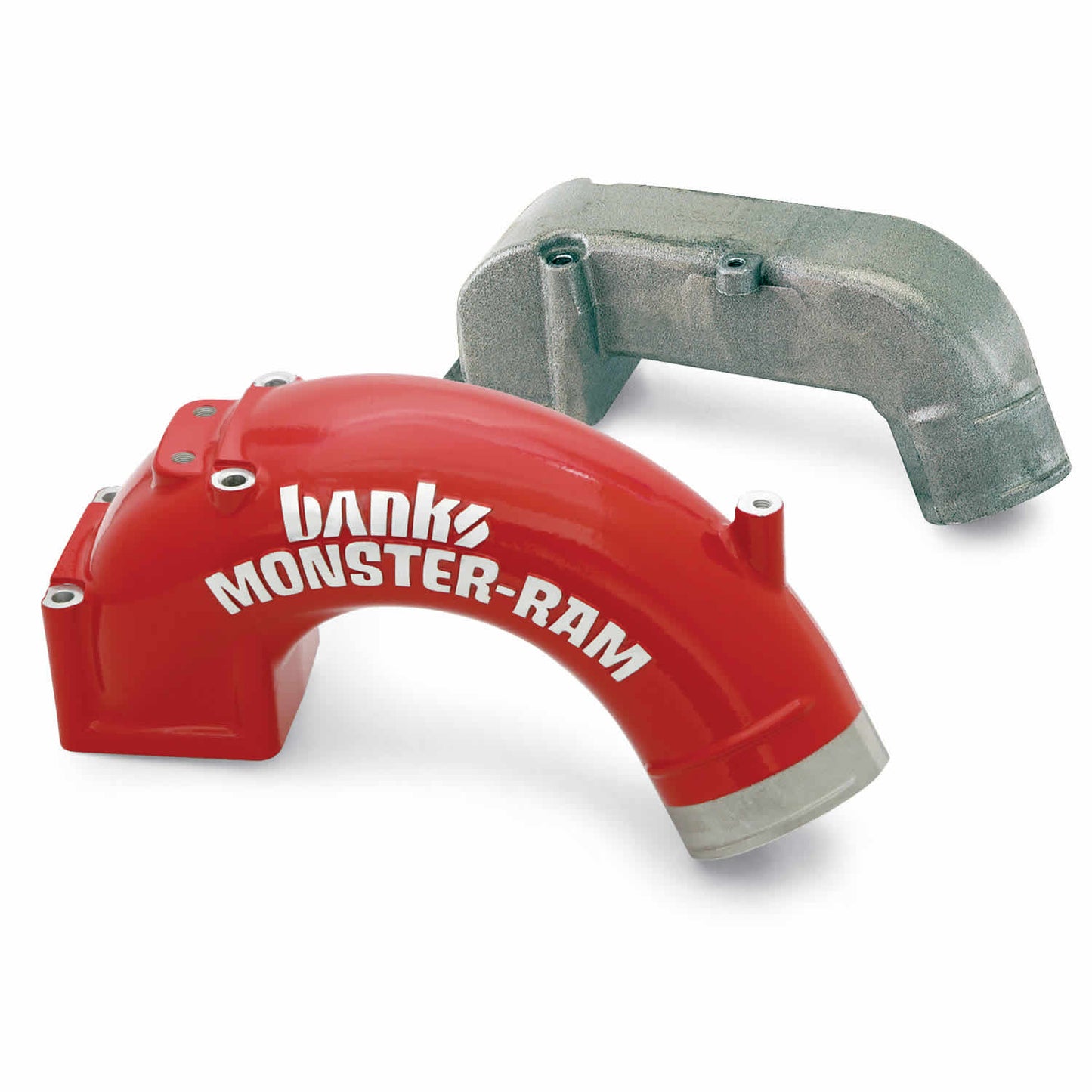 Monster-Ram Intake Elbow W/Boost Tube 98-02 Dodge 5.9L Banks Power-1