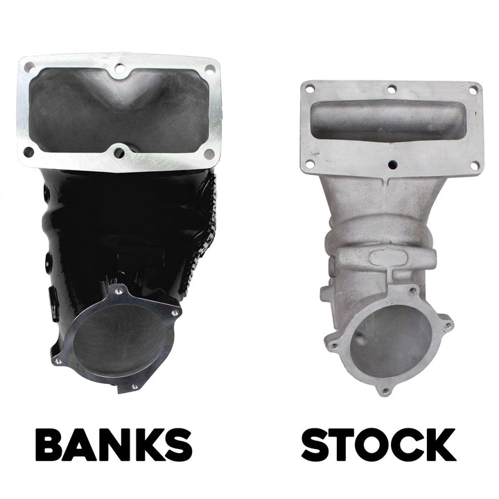 Monster-Ram Intake System for 07.5-12 Dodge Ram 2500/3500 6.7L Cummins Black Powdercoat Banks Power-3