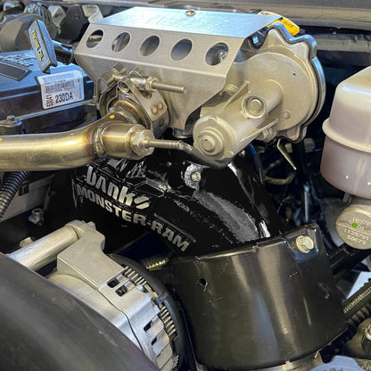 Monster-Ram Intake System for 07.5-12 Dodge Ram 2500/3500 6.7L Cummins Black Powdercoat Banks Power-5