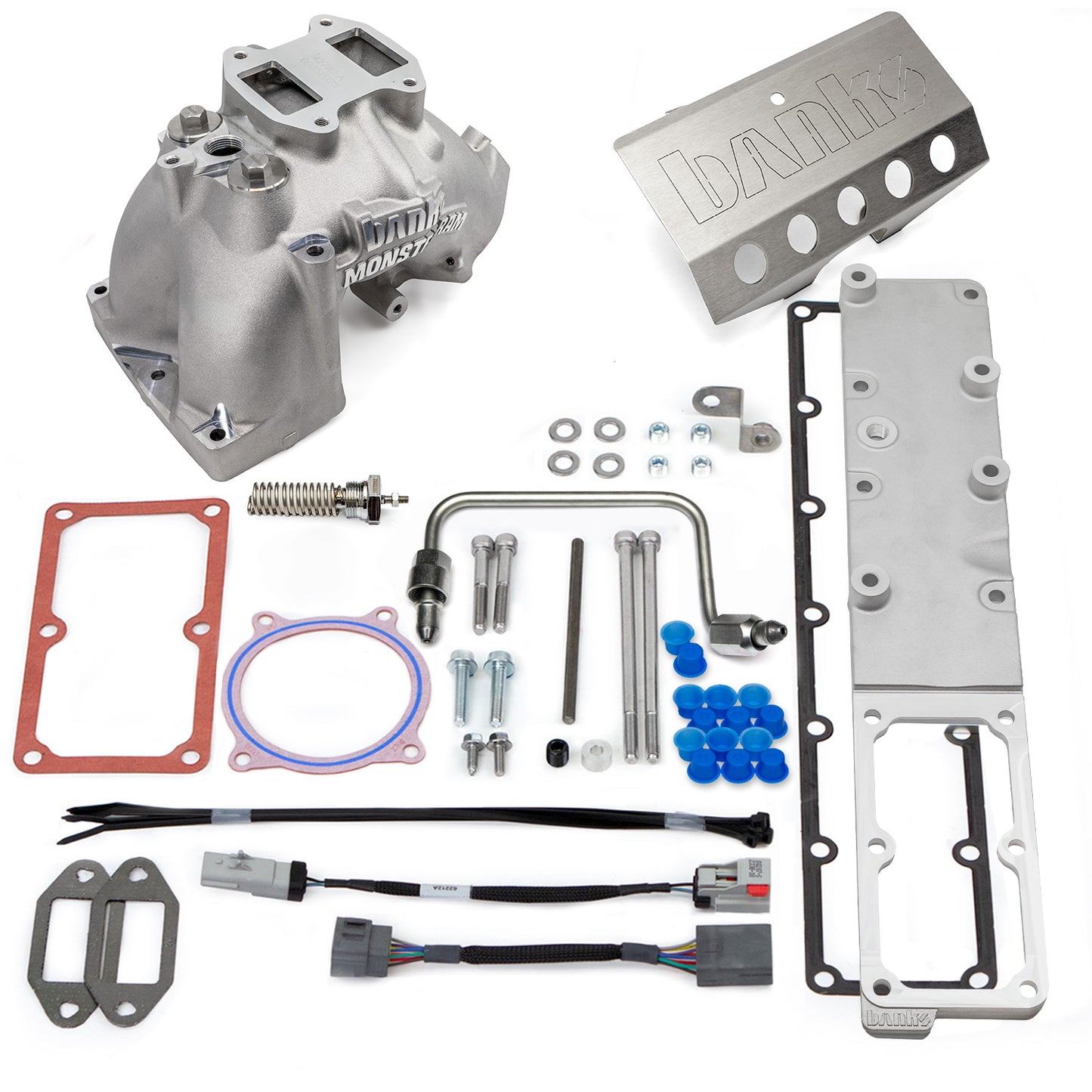 Monster-Ram Intake System for 07.5-12 Dodge Ram 2500/3500 6.7L Cummins Raw Banks Power-1