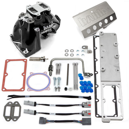 Monster-Ram Intake System for 13-18 Dodge Ram 2500/3500 6.7L Cummins Black Powdercoat Banks Power-1