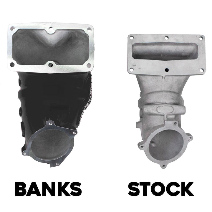 Monster-Ram Intake System for 13-18 Dodge Ram 2500/3500 6.7L Cummins Black Powdercoat Banks Power-3