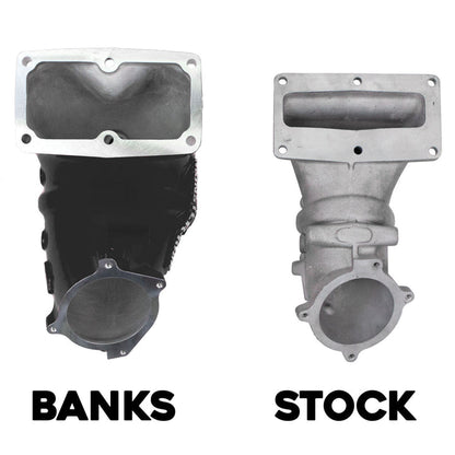 Monster-Ram Intake System for 13-18 Dodge Ram 2500/3500 6.7L Cummins Black Powdercoat Banks Power-3