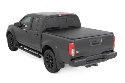 Soft Roll Up Bed Cover 5 Foot Bed Nissan Frontier 2WD/4WD (2005-2021) Rough Country-2