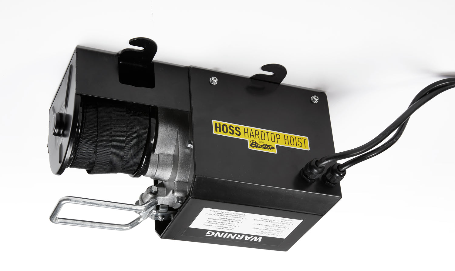 HOSS Hardtop Hoist Jeep 2018-26 Wrangler JL Black Bestop