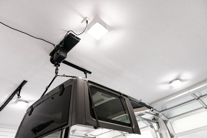 HOSS Hardtop Hoist Jeep 2018-26 Wrangler JL Black Bestop-12