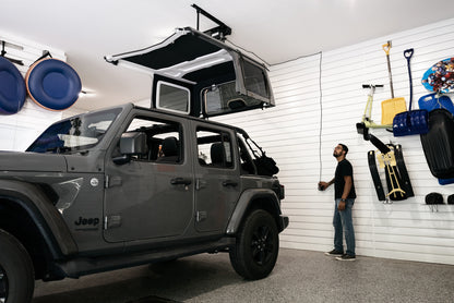 HOSS Hardtop Hoist Jeep 2018-26 Wrangler JL Black Bestop-7