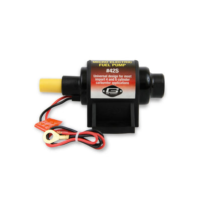 Micro Electric Fuel Pump 2 3.5 PSI 28 GPH Gasoline For Carburetor Mr Gasket-1