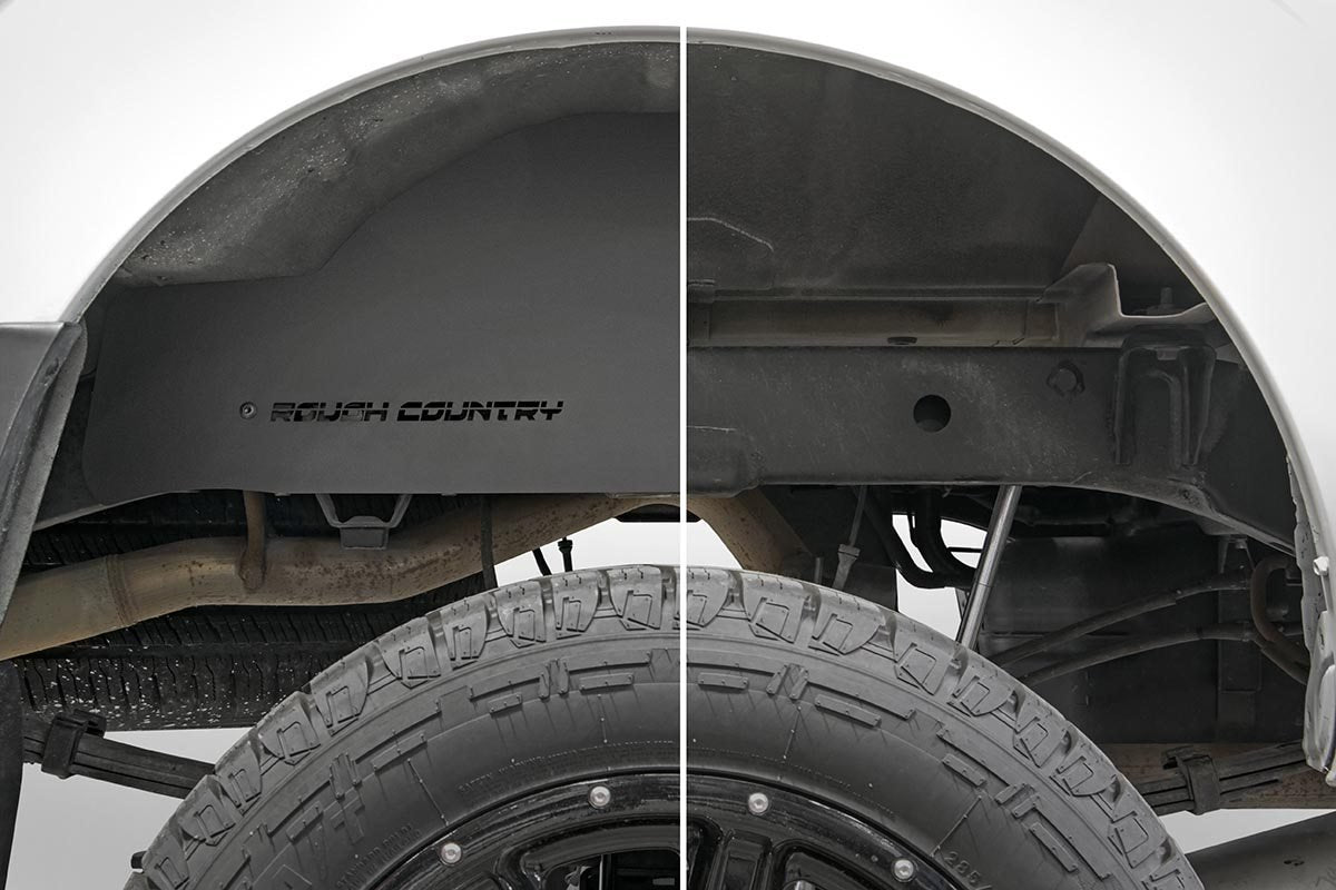 Rough Country Nissan Frontier Steel Rear Wheel Well Liners 05-19 Crew Cab Rough Country