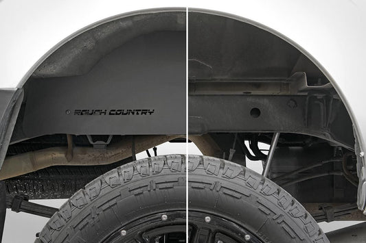 Rough Country Nissan Frontier Steel Rear Wheel Well Liners 05-19 Crew Cab Rough Country