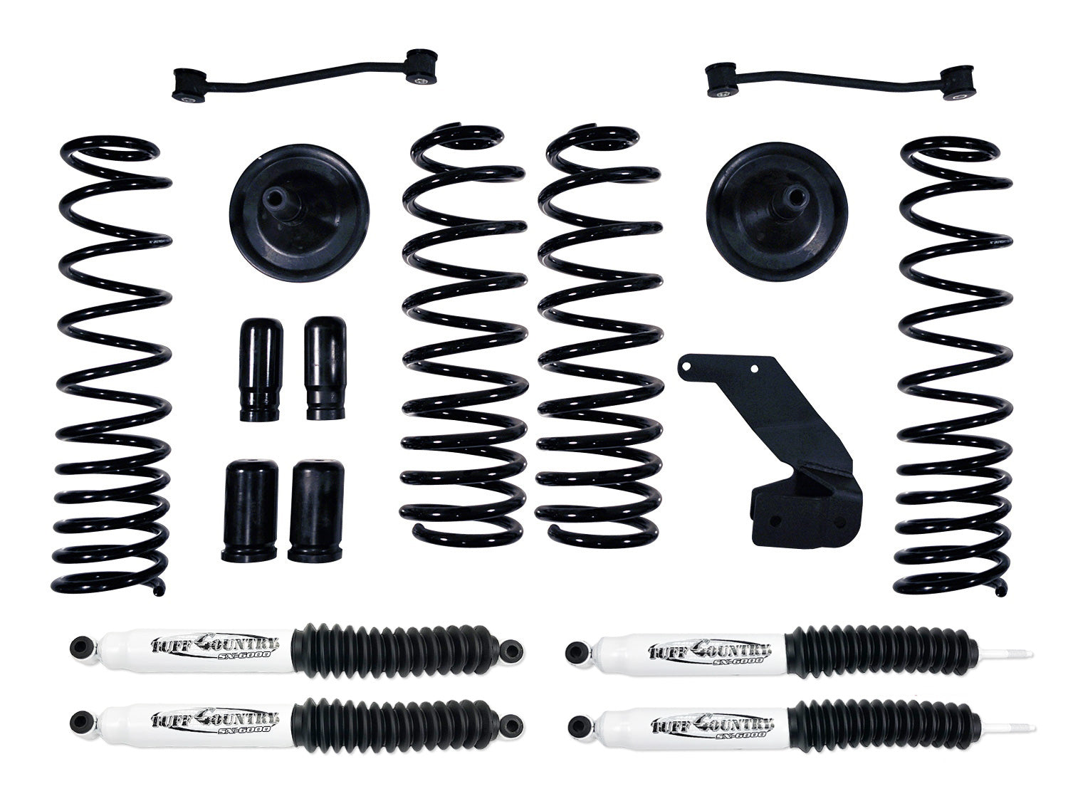 3 Inch Lift Kit 07-18 Jeep Wrangler JK 2 Door Tuff Country-1