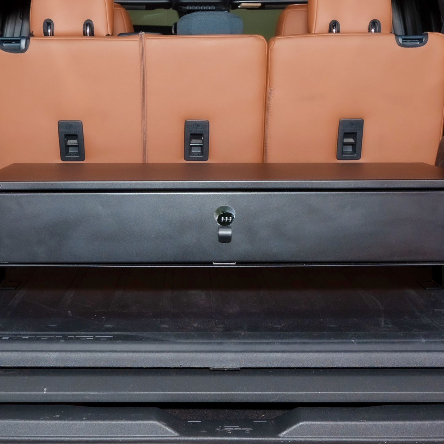 Cargo Drawer for 18-25 Wrangler JL 4-door and 2021-2025 Bronco 4-door Combo Lock Products Tuffy Security