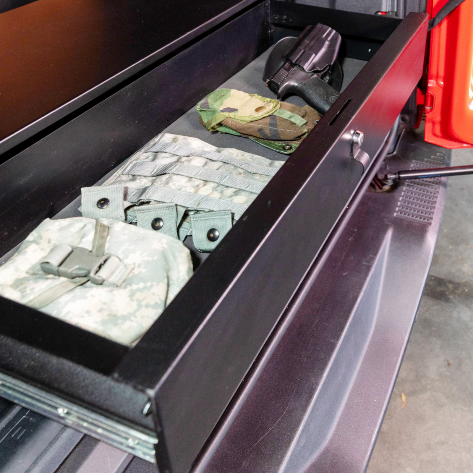 Cargo Drawer for 18-25 Wrangler JL 4-door and 2021-2025 Bronco 4-door Combo Lock Products Tuffy Security-4