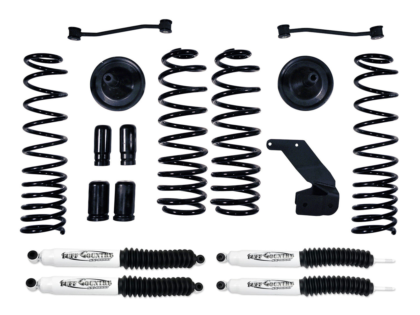 3 Inch Lift Kit 07-18 Jeep Wrangler JK 4 Door Tuff Country