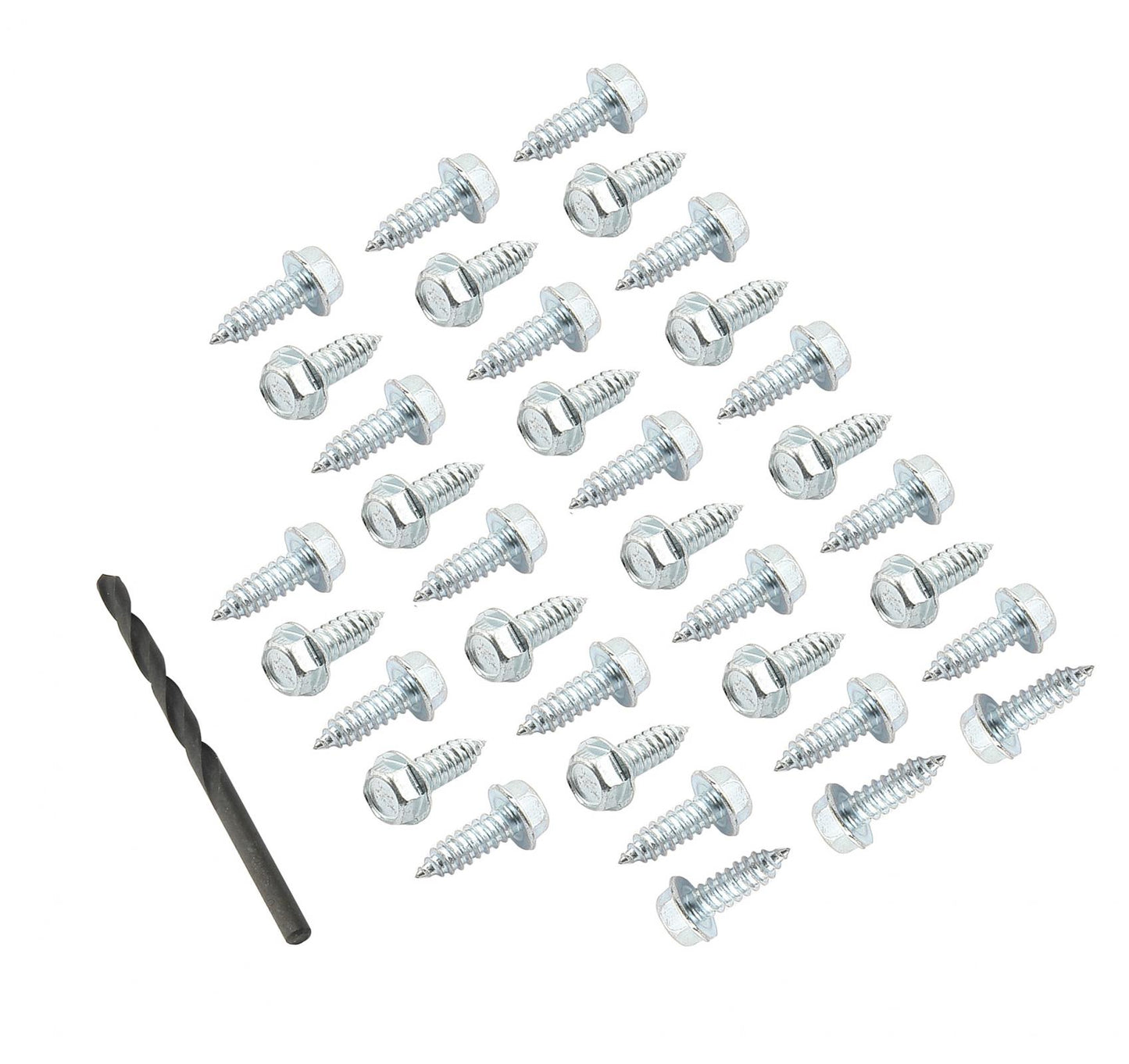 Tire Screws Steel 35 Pieces Enough for Two Tires. Includes Drill Bit Mr Gasket