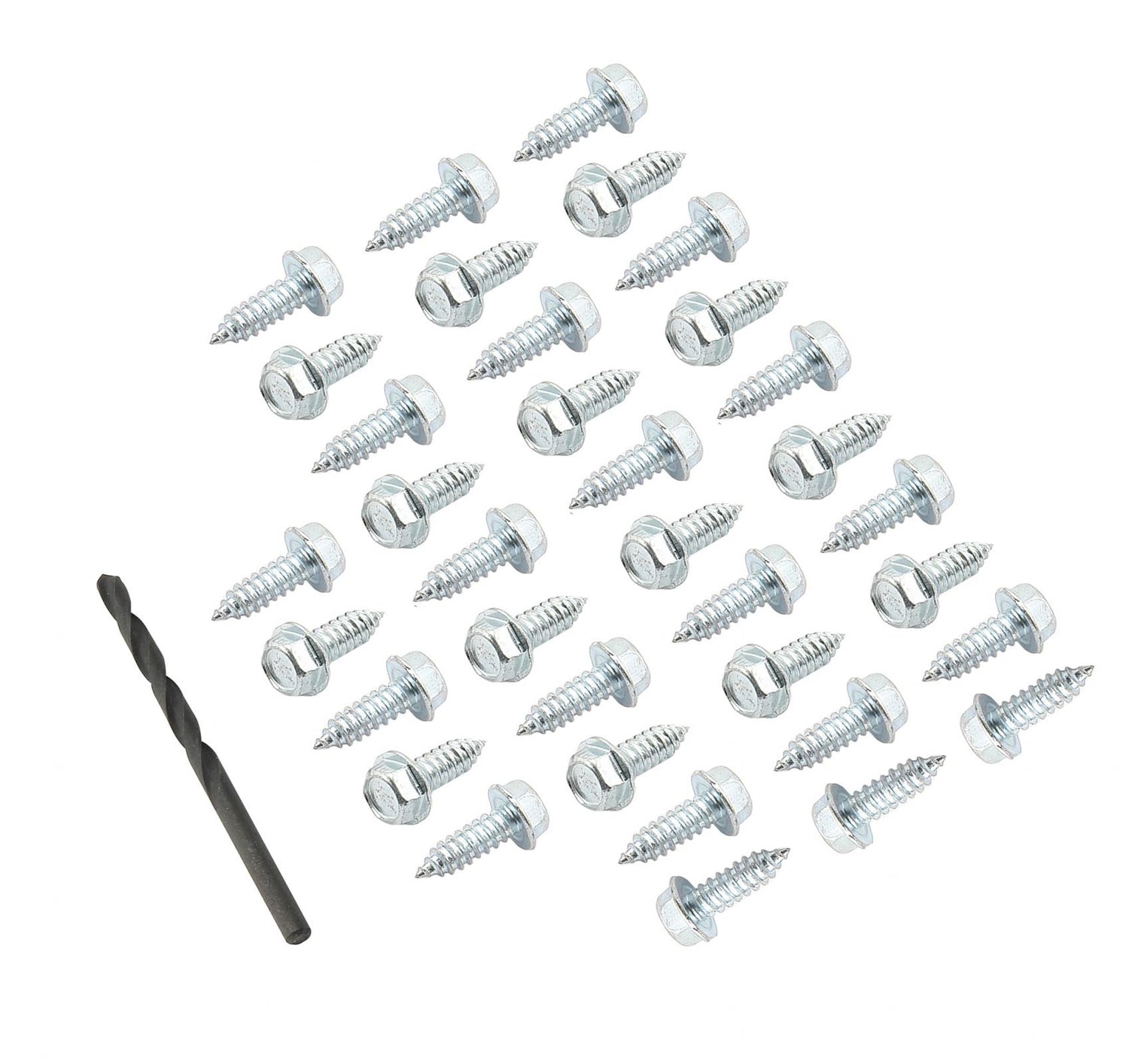 Tire Screws Steel 35 Pieces Enough for Two Tires. Includes Drill Bit Mr Gasket