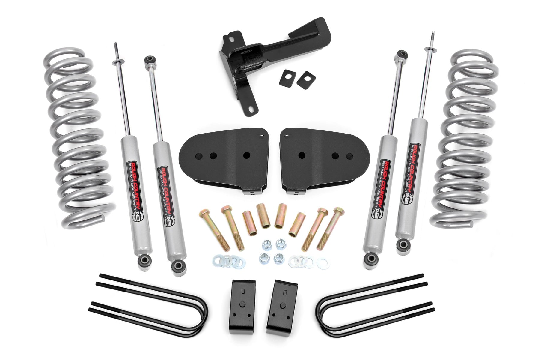 3 Inch Lift Kit N3 Front Diesel Coils Ford F-250 Super Duty 4WD (23-24) Rough Country