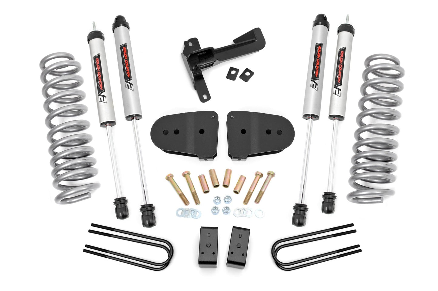 3 Inch Lift Kit V2 Front Diesel Coils Ford F-250 Super Duty 4WD (23-24) Rough Country
