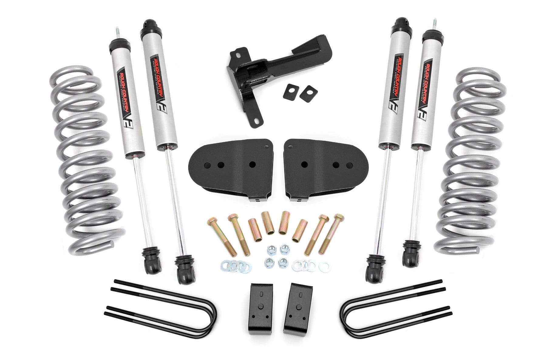 3 Inch Lift Kit V2 Front Diesel Coils Ford F-250 Super Duty 4WD (23-24) Rough Country