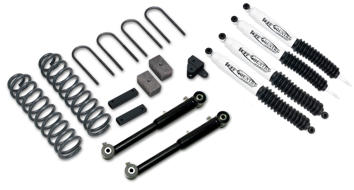 3.5 Inch Lift Kit 87-01 Jeep Cherokee Kit EZ-Flex Tuff Country-1