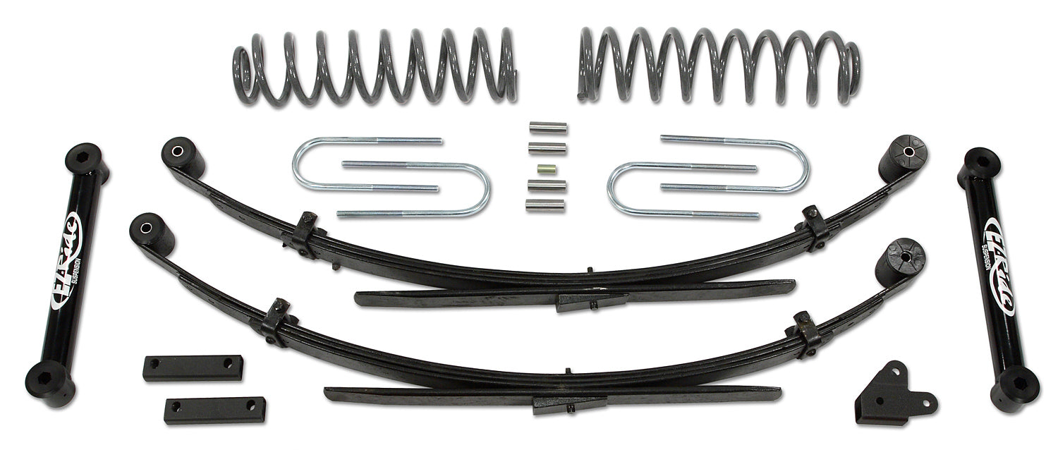 3.5 Inch Lift Kit 87-01 Jeep Cherokee with Rear Leaf Springs Tuff Country-2