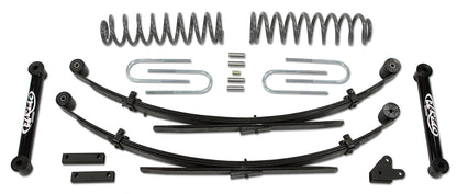 3.5 Inch Lift Kit 87-01 Jeep Cherokee with Rear Leaf Springs Tuff Country-2