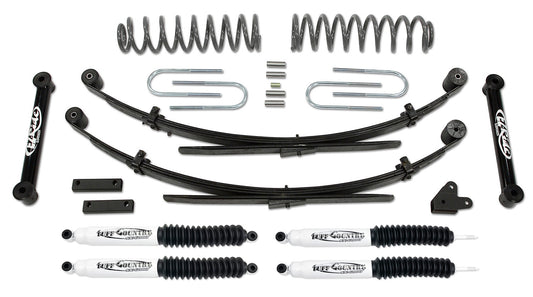 3.5 Inch Lift Kit 87-01 Jeep Cherokee with Rear Leaf Springs Tuff Country-1
