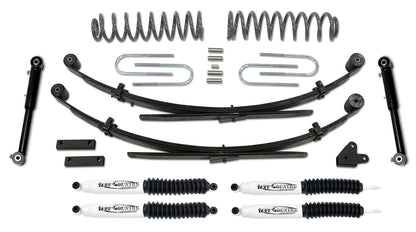 3.5 Inch Lift Kit 87-01 Jeep Cherokee EZ-Flex with Rear Leaf Springs Tuff Country-1