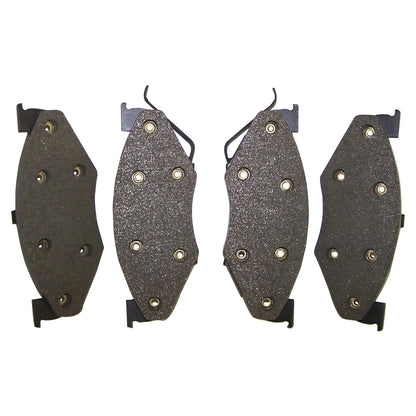 Front Brake Pad Set for 87-88 Dodge, Chrysler, Plymouth Minivans w/ 15 Inch Wheels Crown Automotive