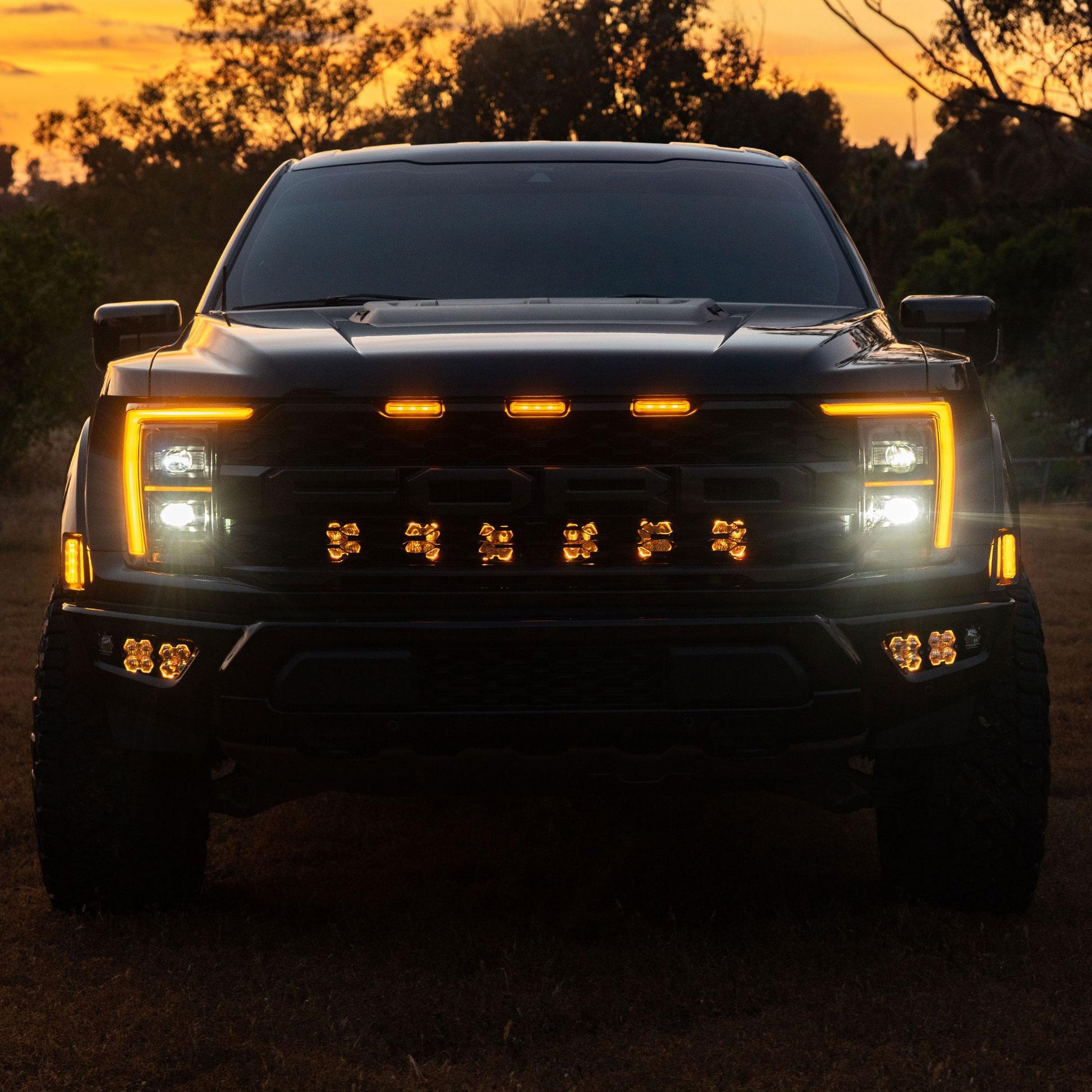 Squadron 2.0 Sport Behind-the-Grille Light Kit Ford 2021-26 F-150 Raptor, 2024-26 F-150 Raptor 37/R Baja Designs-2