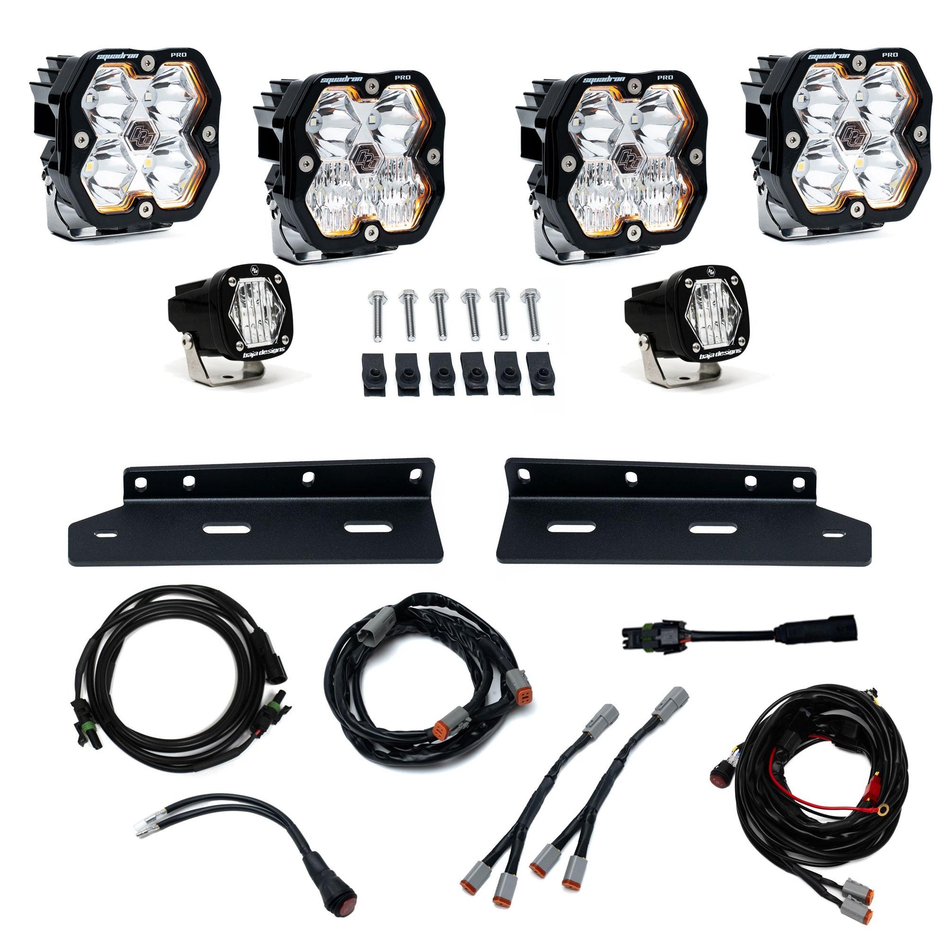 Squadron 2.0 Pro/S1 Fog Pocket Light Kit Ford 2021-26 F-150 Raptor Baja Designs