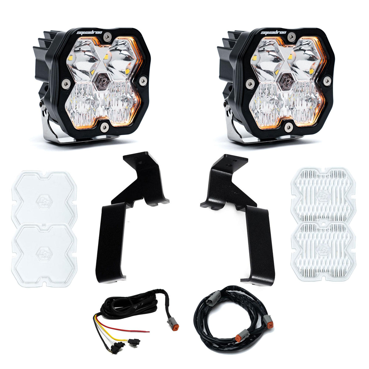 Squadron 2.0 Sport A-Pillar Light Kit Ford 2021-26 F-150 Raptor, 2024-26 F-150 Raptor 37/R Baja Designs