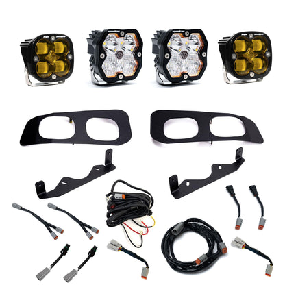 Squadron 2.0 Sport/Squadron Sae Dual Fog Pocket Light Kit Ford 2023-26 F-250/350 Super Duty Baja Designs-1